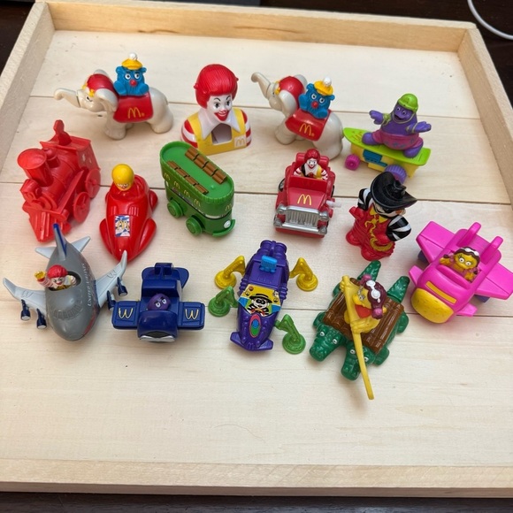 Vintage 1990s McDonald's Happy Meal Mixed Toy Lot of 14 - Picture 1 of 8